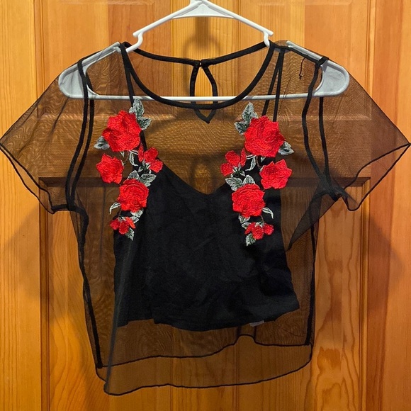 Hollister Tops - Two Layer Crop Top